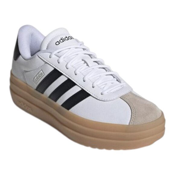 Adidas VL Court Bold Platform Sneaker in Black & White - Size 7 - Picture 1 of 10